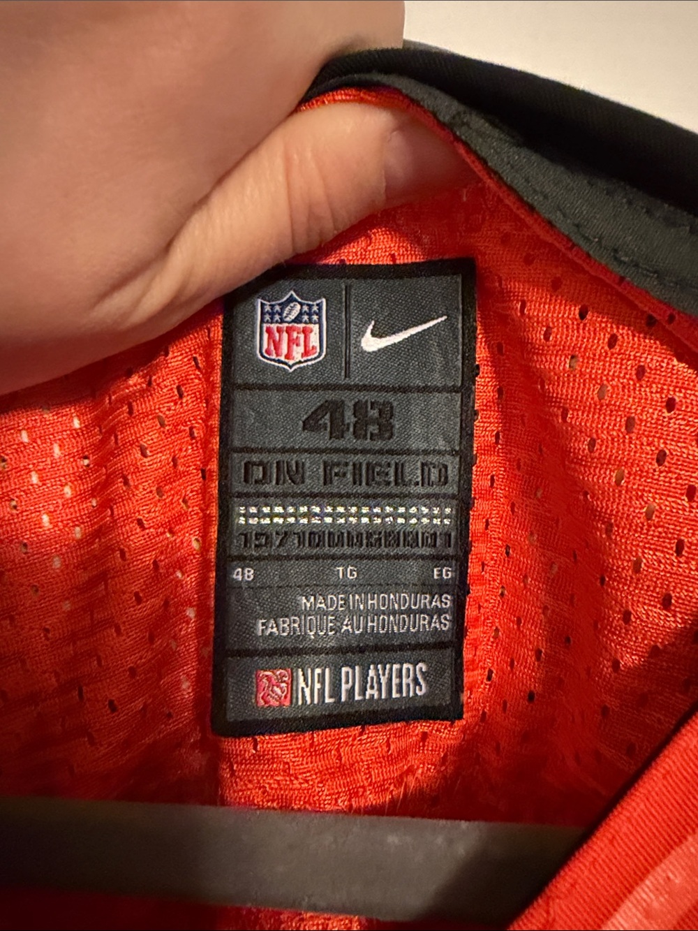 Nike Cincinnati Bengals #14 Orange Black White Football Jersey - Picture 4 of 4